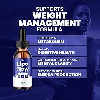 Lipo Flow bottle and label overview
